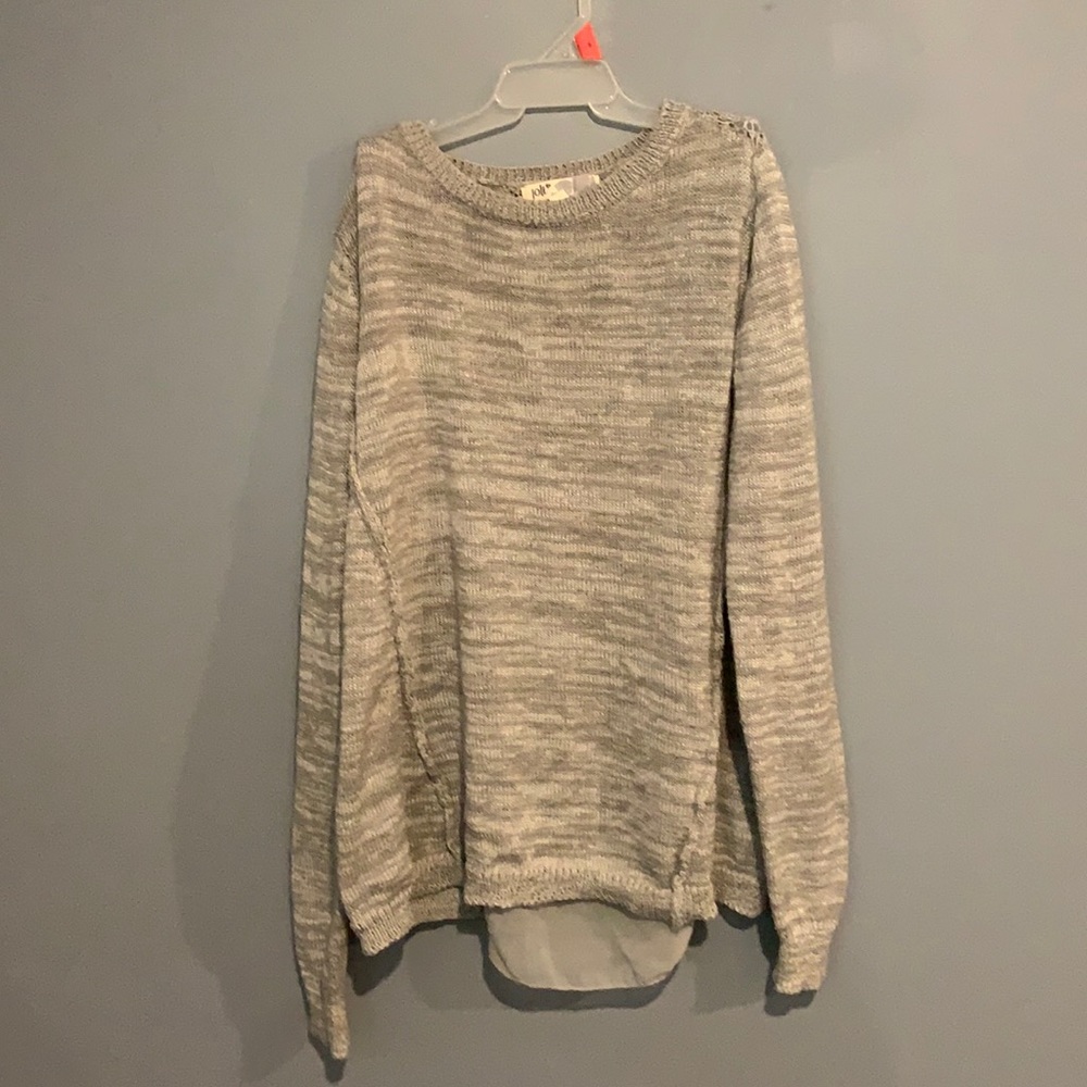 grey sweater